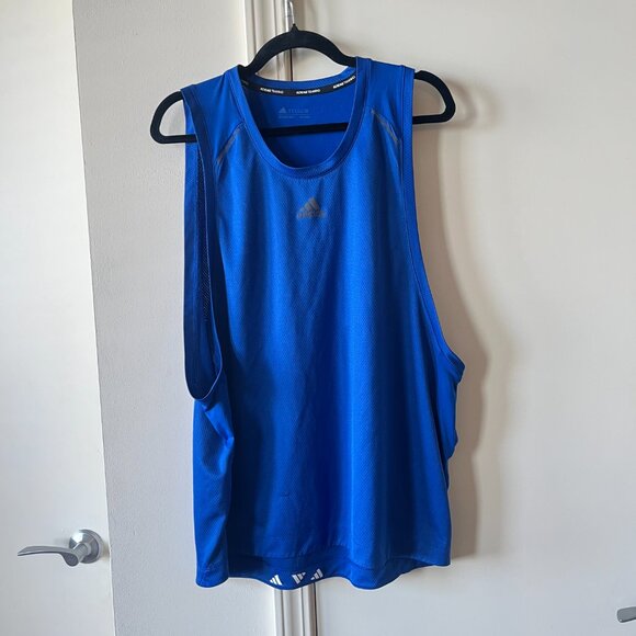 Adidas Blue Tank Top Men’s Size XL - Picture 1 of 8